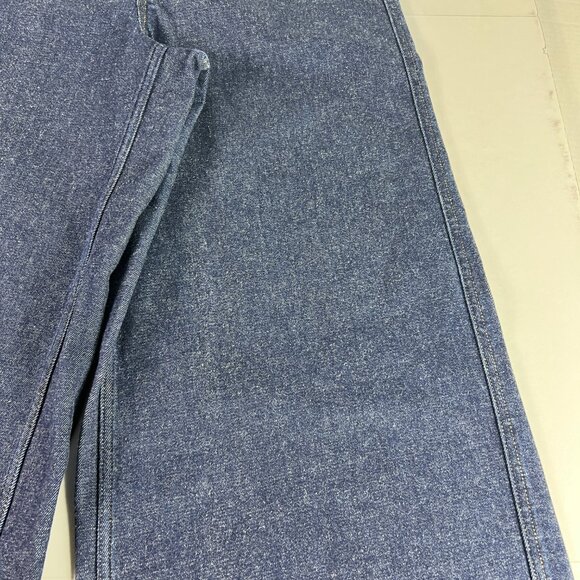 Spanx Jeans Women's 32x32* Pull On High Rise Wide Leg Blue Denim Tag XL #20547R - Picture 3 of 16